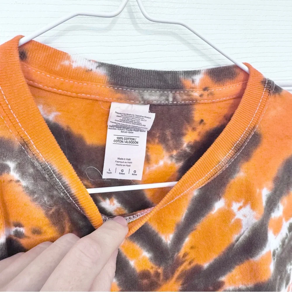 Vintage HERSHEY PARK Reese's Tie-Dye T-Shirt YOUTH LARGE